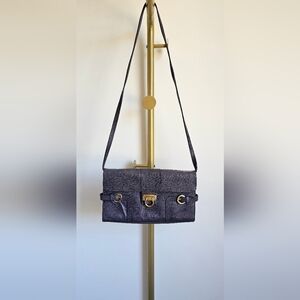 LORD & TAYLOR vintage purple shoulder bag